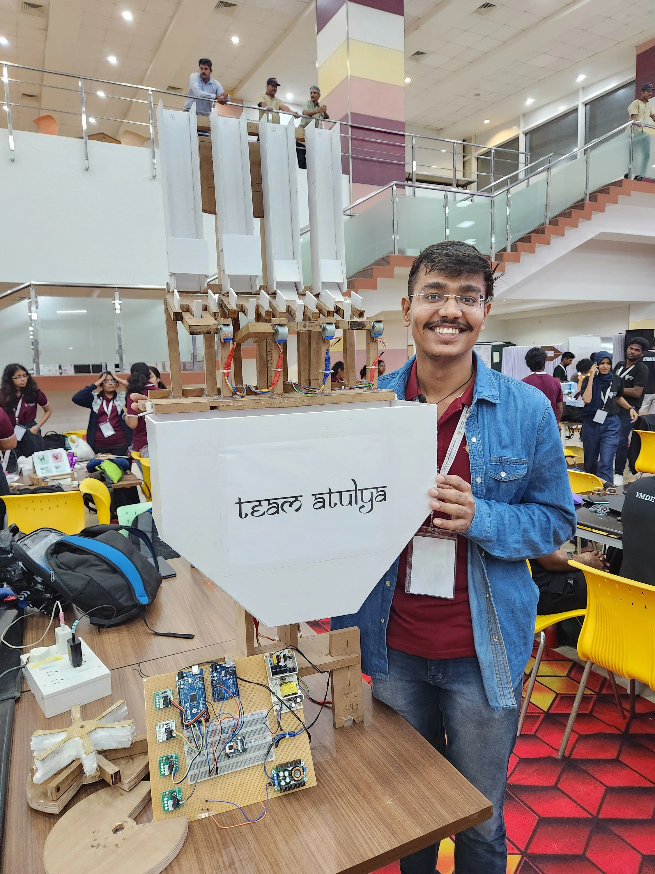 Amit at a workshop or hackathon