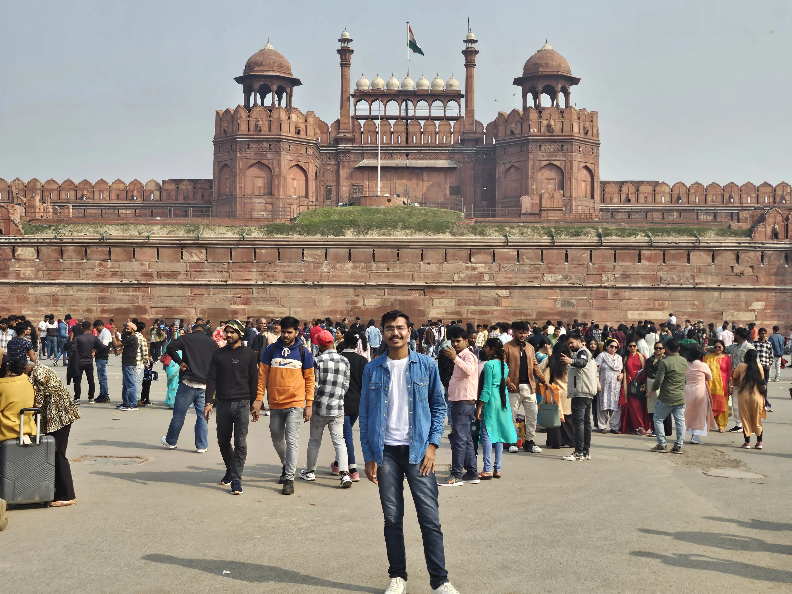 At Red Fort, Delhi